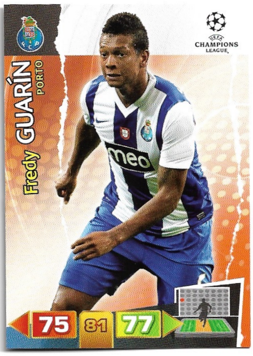 FREDY GUARIN 11-12 Panini Adrenalyn XL CL