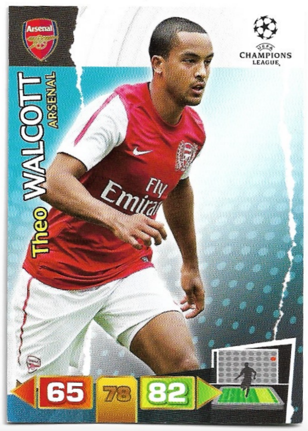 THEO WALCOTT 11-12 Panini Adrenalyn XL CL