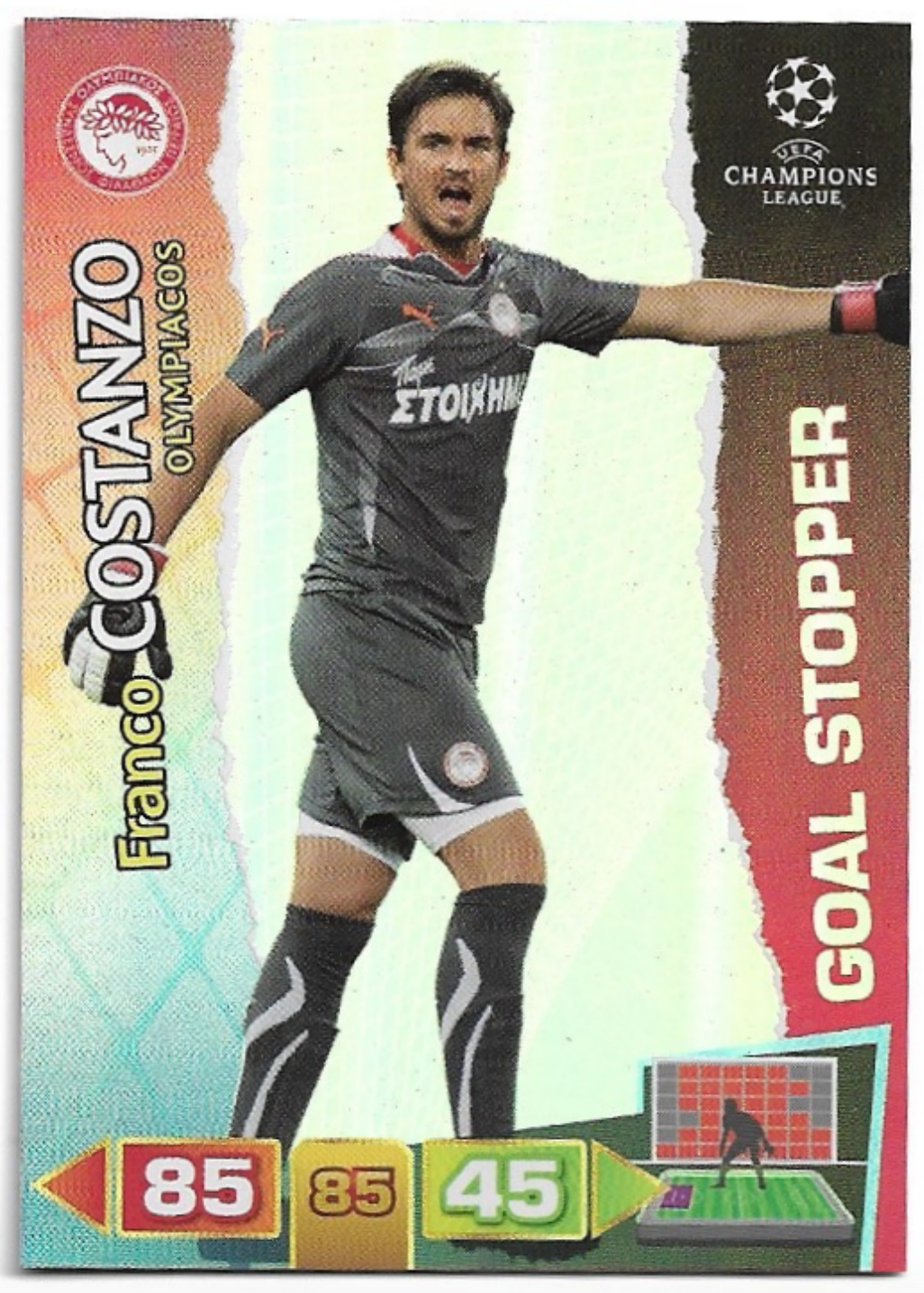 Goal Stopper FRANCO COSTANZO 11-12 Panini Adrenalyn XL CL