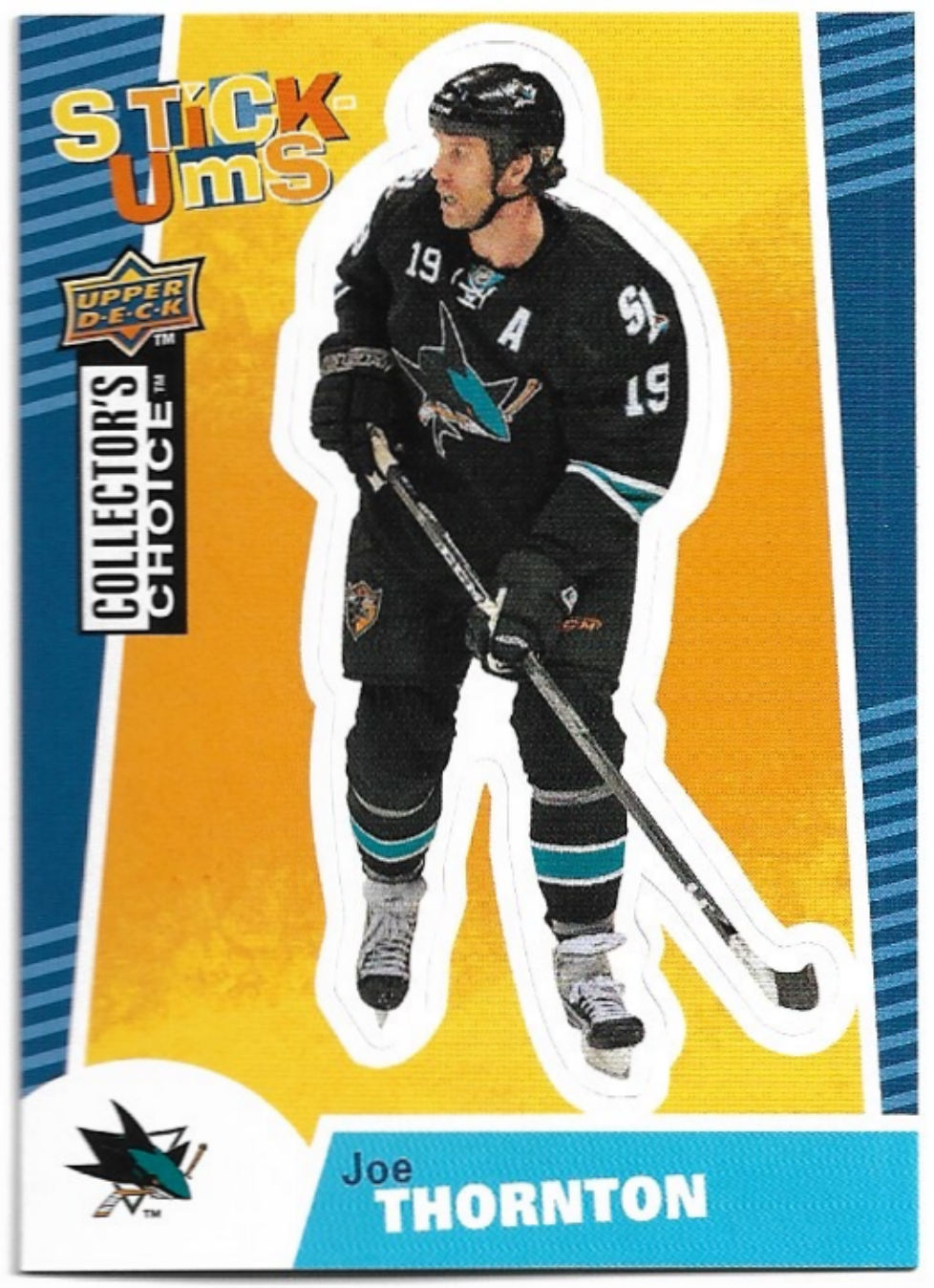 Stick-Ums JOE THORNTON 09-10 UD Collector's Choice