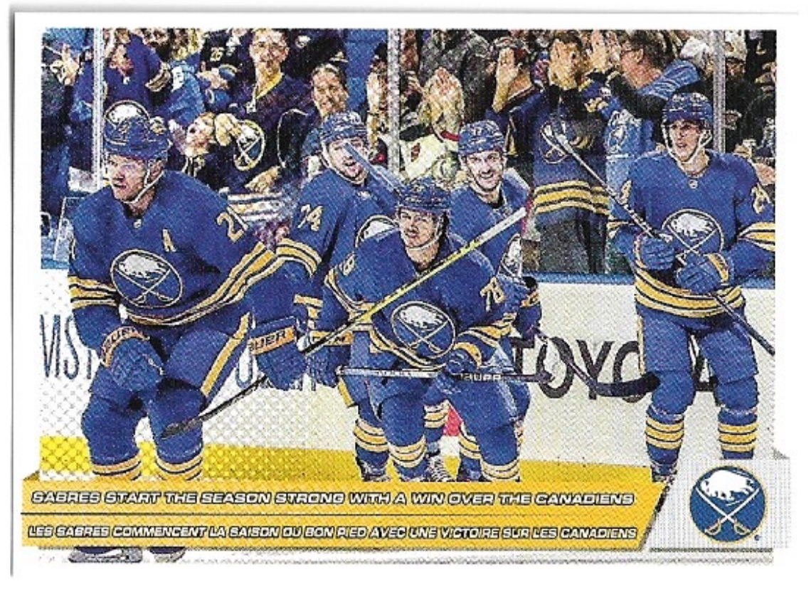 Team Highlight BUFFALO SABRES 2022-23 Topps NHL Sticker Collection Hockey