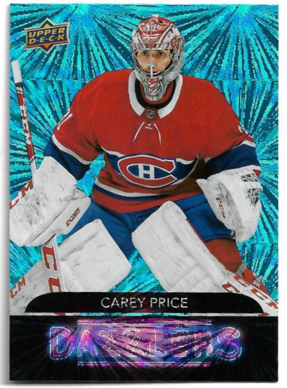 Dazzlers Blue CAREY PRICE 20-21 UD Series 1