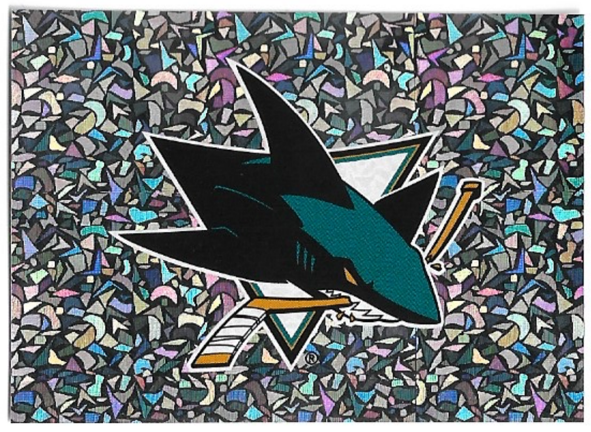 Foil Team Logo SAN JOSE SHARKS 2022-23 Topps NHL Sticker Collection Hockey