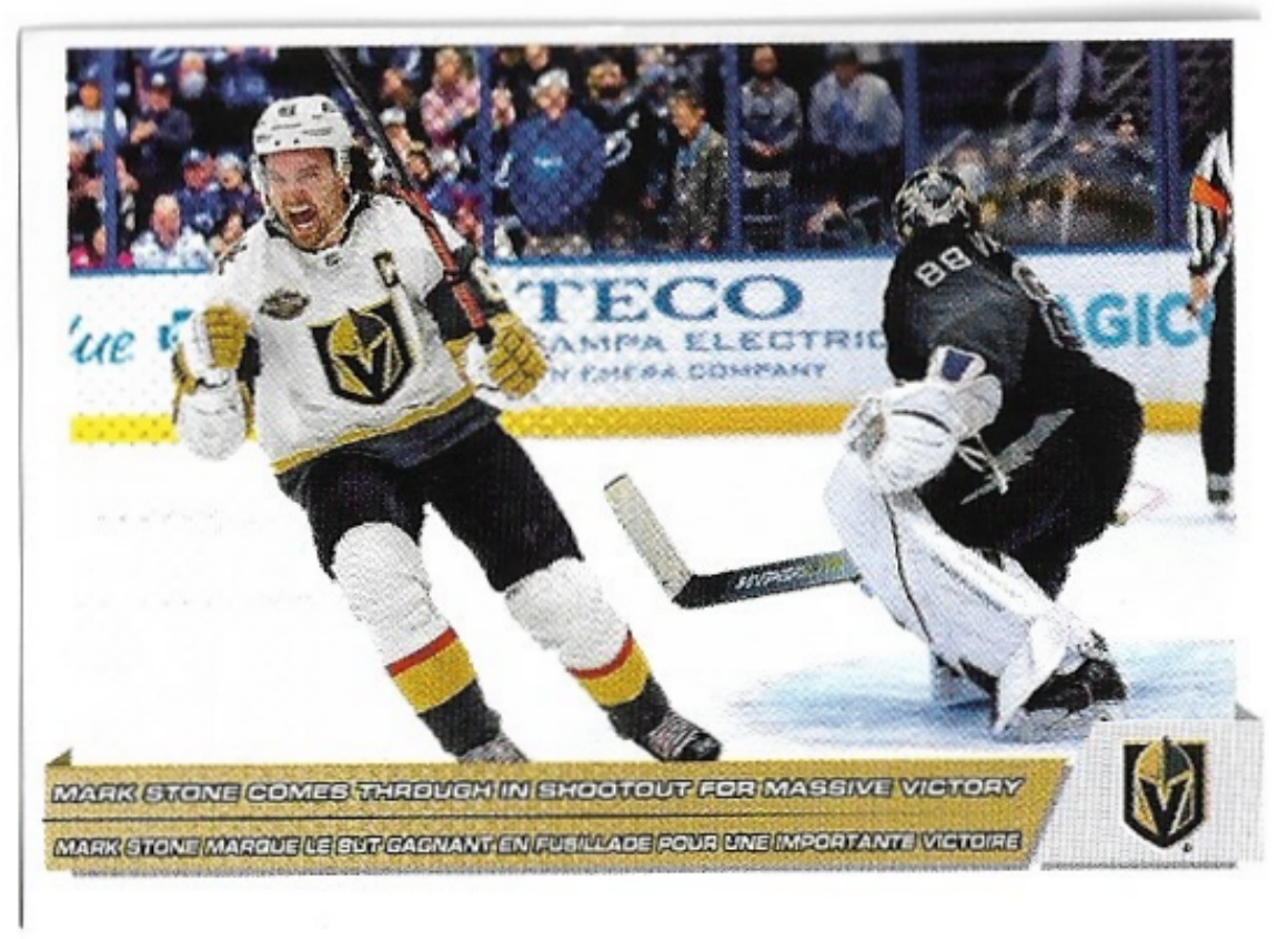 Team Highlight VEGAS GOLDEN KNIGHTS 2022-23 Topps NHL Sticker Collection Hockey