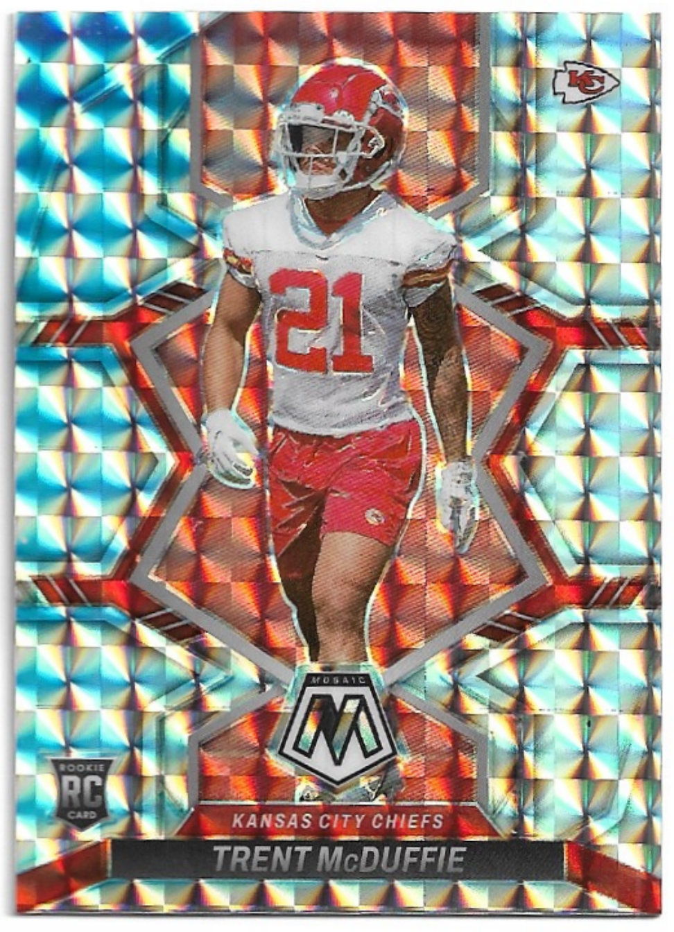 2022 Optic Purple Shock Trent McDuffie Rookie Kansas City Chiefs