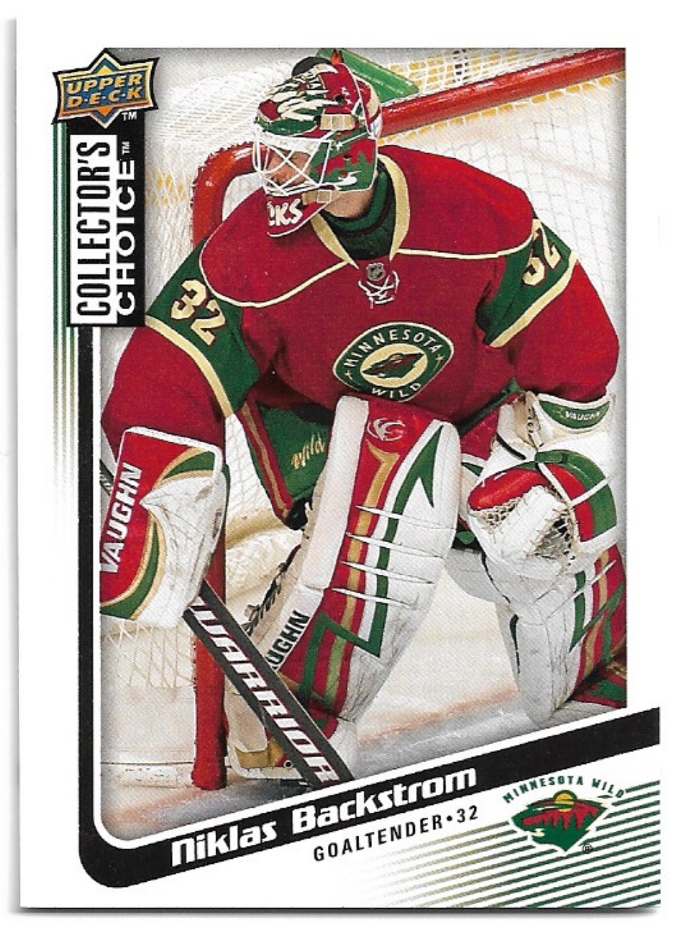 NIKLAS BACKSTROM 09-10 UD Collector's Choice