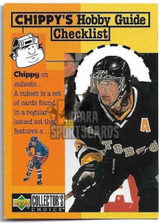 Chippy's Hobby Guide Checklist JAROMÍR JÁGR 97-98 UD Collector's C. (Bílé hrany)